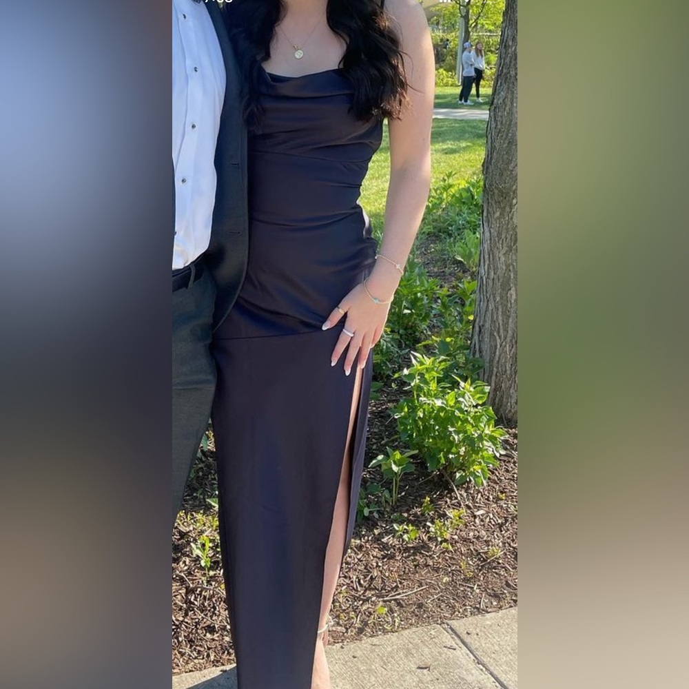 Showpo navy prom dress